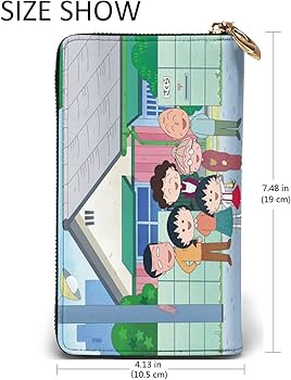 Amazon.co.jp: ちびまる子ちゃん 大容量の長財布、カジュアルな大財布