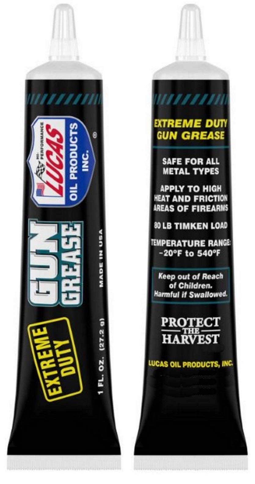 Lucas Extreme Duty 1oz Gun Oil Needle Oiler 10875 & 1oz Grease Tube 10889 Kit