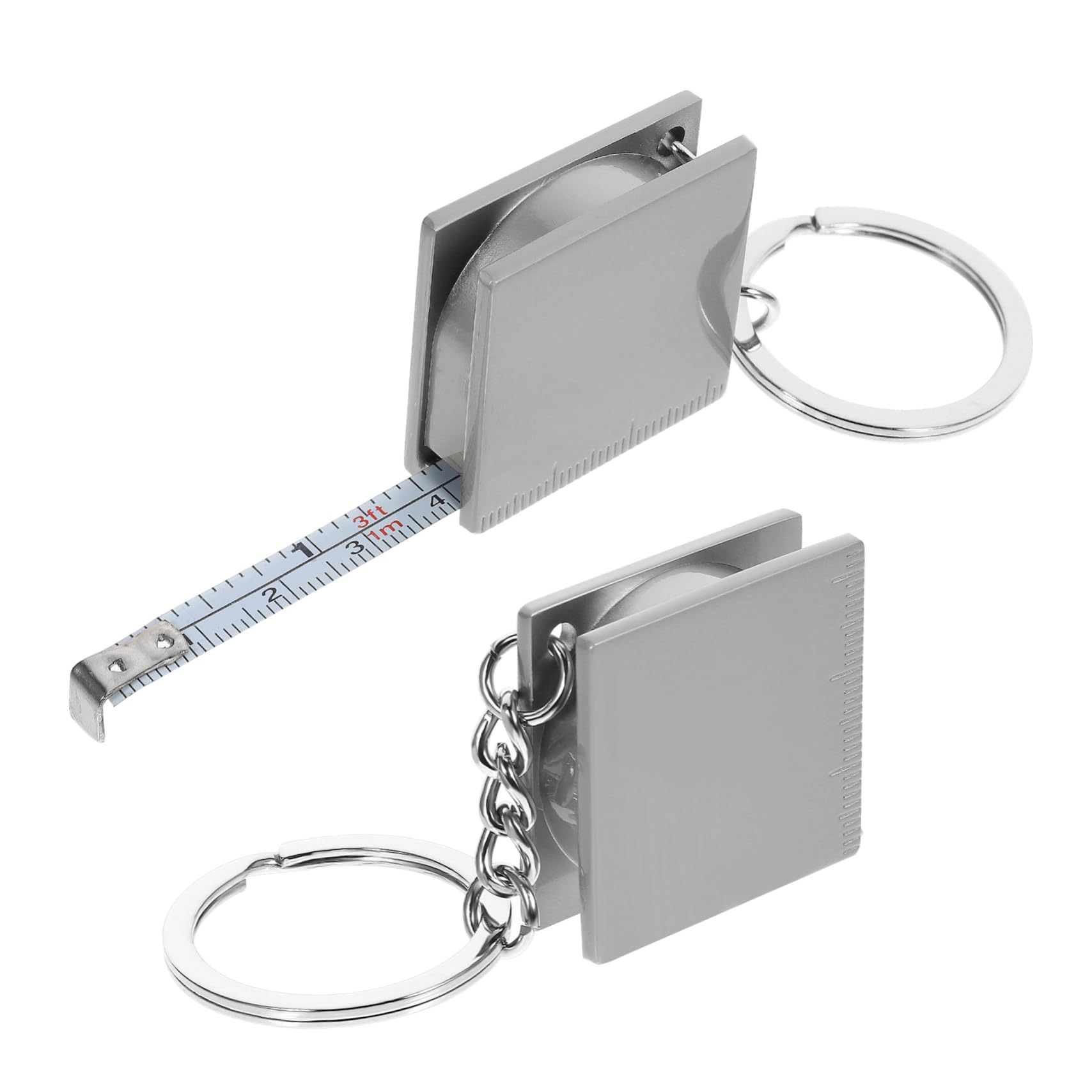 DOITOOL Lot De 3 Mini-mètres À Ruban Porte-clés Règle Mètre Ruban 1 M Outil De Mesure Portable De Haute Précision Pour Usage Domestique Et Extérieur 2 Pièces X 3