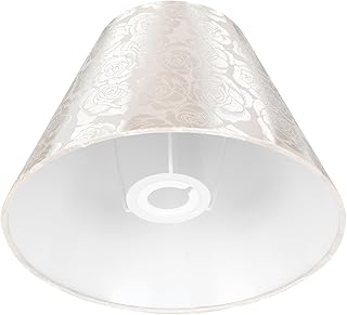 Delicate Embroidery Cloth Lamp Cover with Chrysanthemum Pattern Soft Lig...