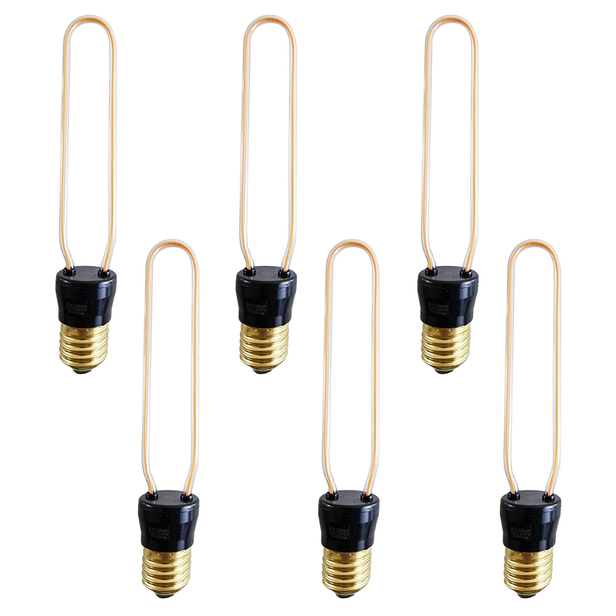 1 Pack Decorative Ambient Angle Retro LED Bulb Light LED Lamp for Cafes Restaurants Bars Clubs Living Room (Style 6-2 Pack)