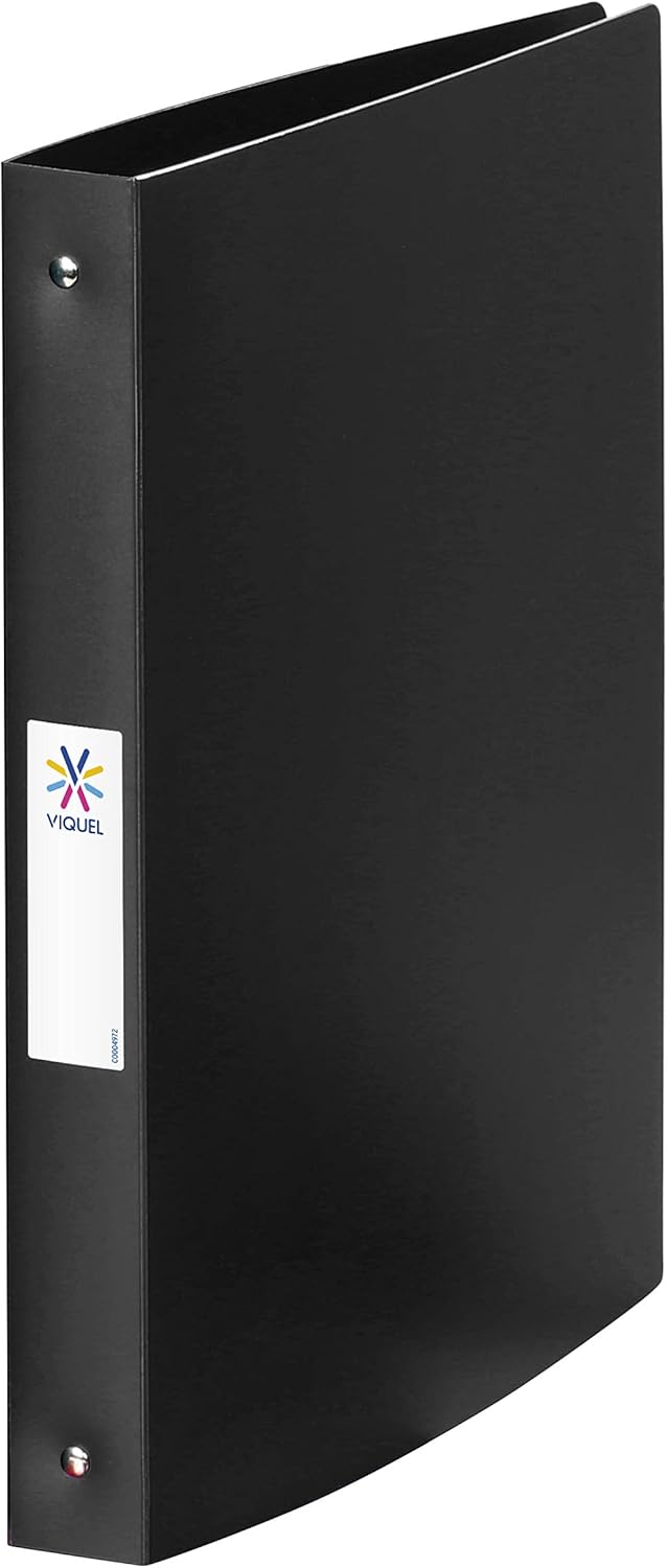 Viquel A4 Maxi Flexible Ring Binder with Label on The Edge 4 Rings 3.5
