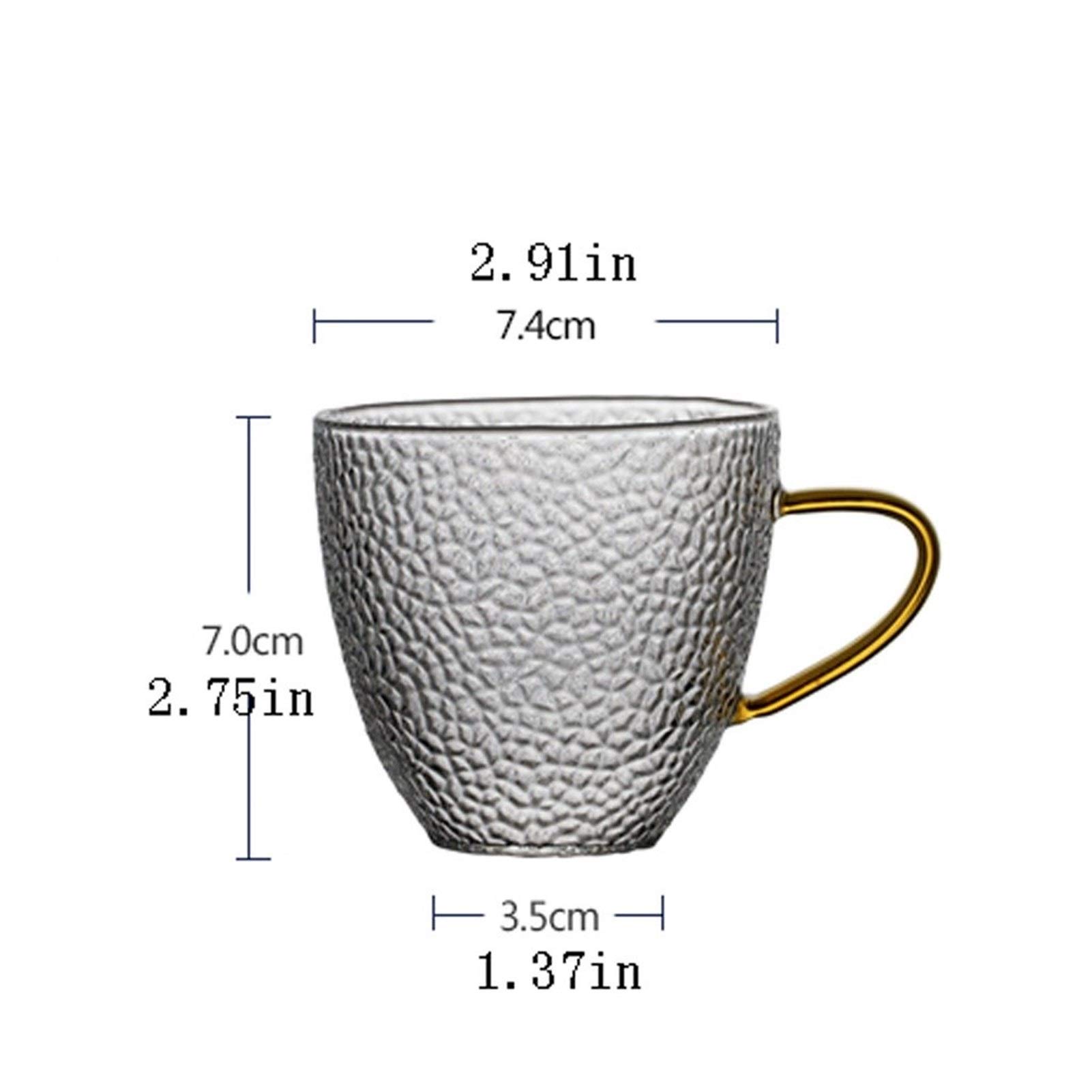 Filiżanki do kawy, szklanki picia, filiżanki espresso, kubki szklane, napojów, z uchwytem koktajli typu highball