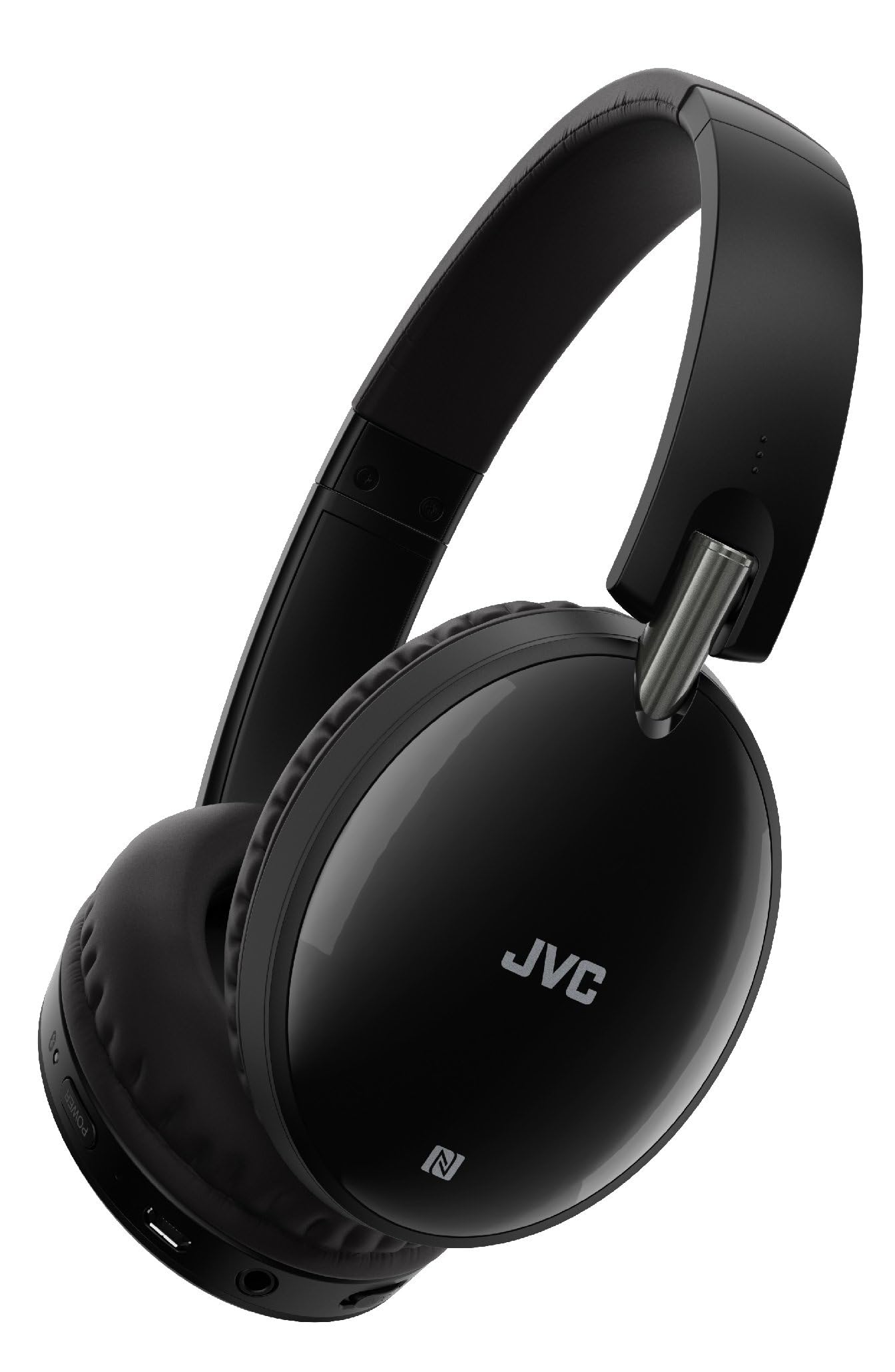 JVC S70BT Bluetooth Wireless Over Ear Headphones Foldable Around Ear Premium Headphones with NFC - Black