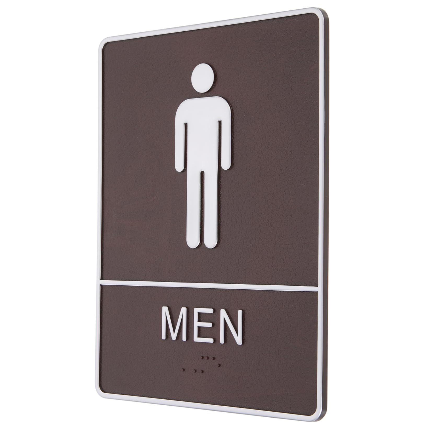 HAPINARY Self-adhesive Bathroom Door Frame Sign Restroom Sign Decor Plastic Toilet Seat Sticker Decals