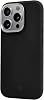 Hybrid Silicone Case with Metal Keys and Metal Lens Frame with Unscratched and Fingerprint-Free Leather Look Compatible with MagSafe for Minesk iPhone 14 Pro Max (Black, 14 Pro Max)