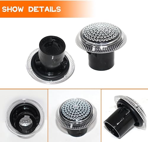 Miniatura 32 de Para Ford Transit Connect 2010, 2011, 2012, 2013, 2014, 2015, 2016, 2017, 2018, 2019, 2020, 2021, Ford Transit Connect Side Fender Marker Repeater