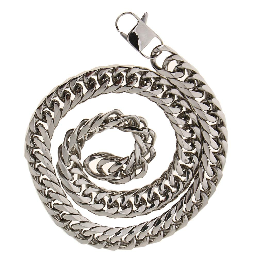 styleheaven Stainless Steel Heavy Punk Link Curb Cuban Chain Men's Punk Necklace 16mm |Jewelry & Watches | Fashion Jewelry | Necklaces & Pendants-picture-40