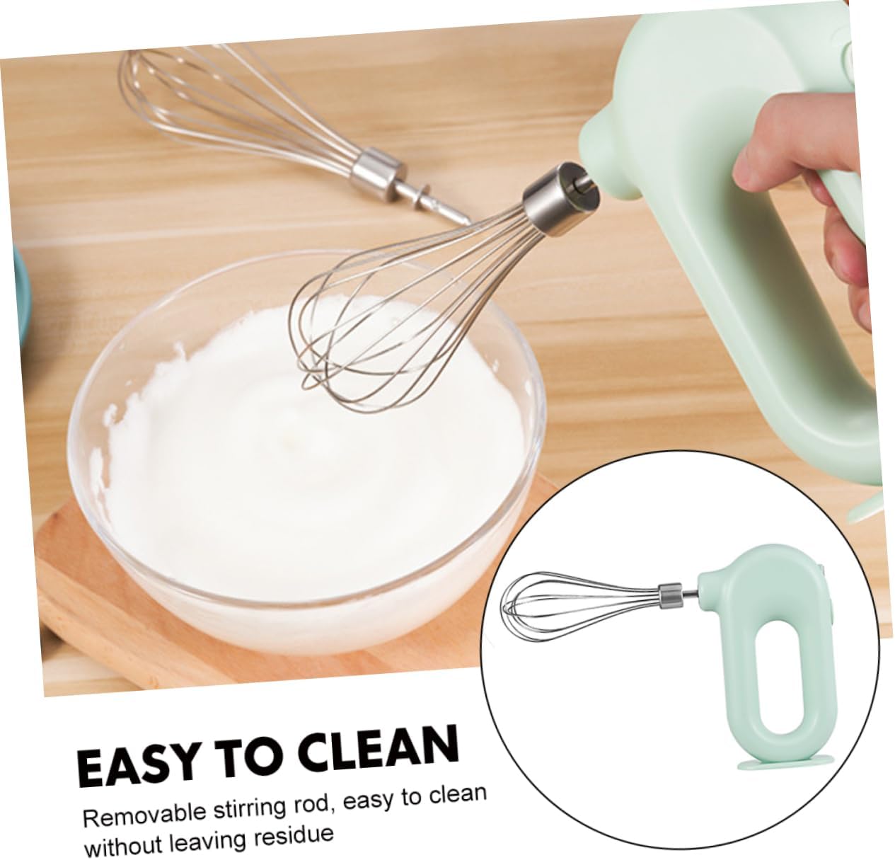 Handheld Electric Egg Mixer Multi- Whisk for Baking Design for Home and Kitchen Use for Cakes and Desserts