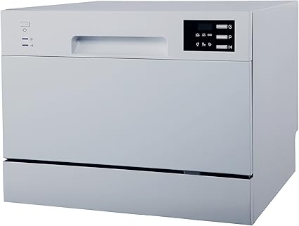 SPT SD-2225DSA Energy Star Countertop Dishwasher with Delay Start & LED – Silver