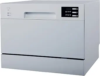 SPT SD-2225DSA Energy Star Countertop Dishwasher with Delay Start & LED – Silver
