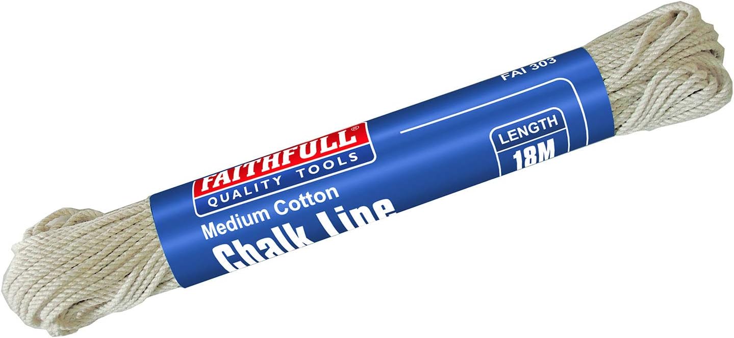 Faithfull 303 (Box12) Medium Cotton Chalk Line 18M