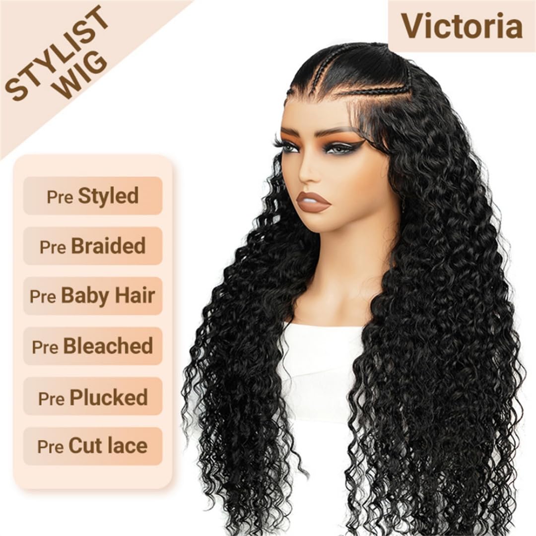 Amazon.com : Wiggins 250 Density Water Wave Lace Front Wigs  display picture 1