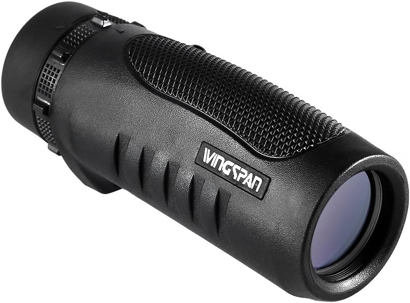 Wingspan Optics Scout 6X32 Compact Wide View Monocular with Carry Clip. Lightweight, Waterproof and All-Climate Durable. Perfect for Nature Lovers, Hikers and Bird Watchers on The Go