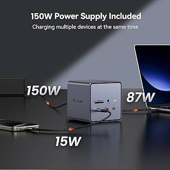 〇Ha左1091 未使用 TOBENONE USB C ドッキングステーション Amazon.com: TobenONE USB C Docking Station Dual/Triple