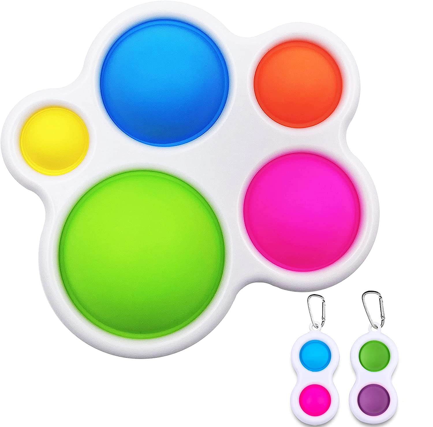 Buy HD HARUDONE 3 pack Fidget Toys, 1,2,3 Simple Dimple Sensory Fidget