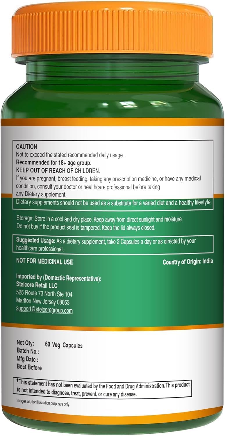 Pure Nutrition Plant-Based Vitamin A from Beta-Carotene 5600 IU | 60 Veg Caps | Skin, Eye and Immune Support | — Amazon image 8