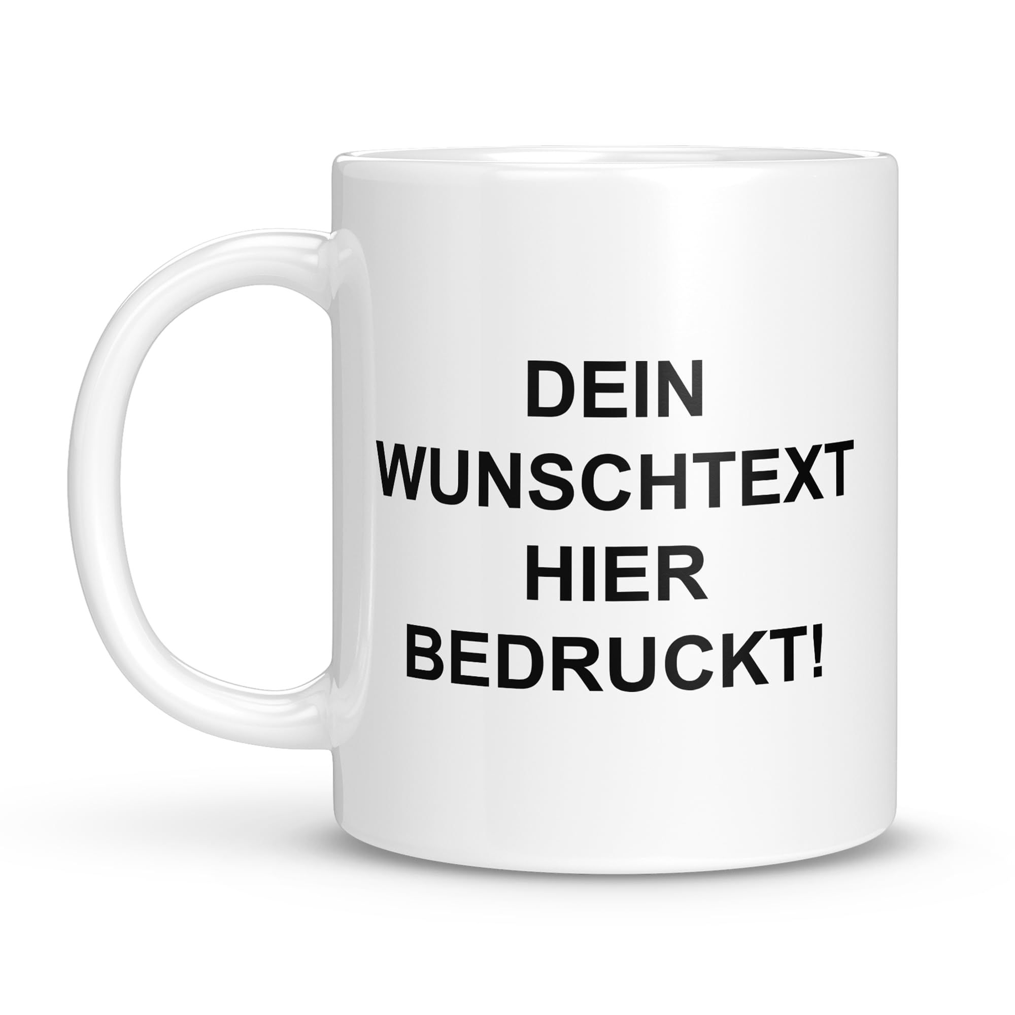 LIEBTASTISCH Personalisierte Tasse – Tasse mit Namen – Spülmaschinen- & Mikrowellengeeignet – In Deutschland bedruckt – 330 ml – Tasse personalisiert & beidseitig bedruckt – Tasse bedrucken (Weiß)