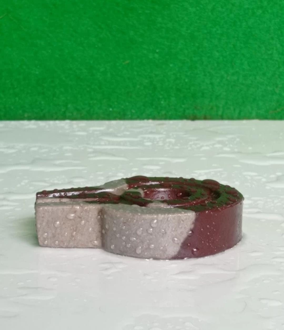 Original/Natural Narmada Stone Jaladhari Lingam Holder Narmadeshwar Yoni Base Stand Panapitham Shivling Base Pitha (3 Inch)-image-45