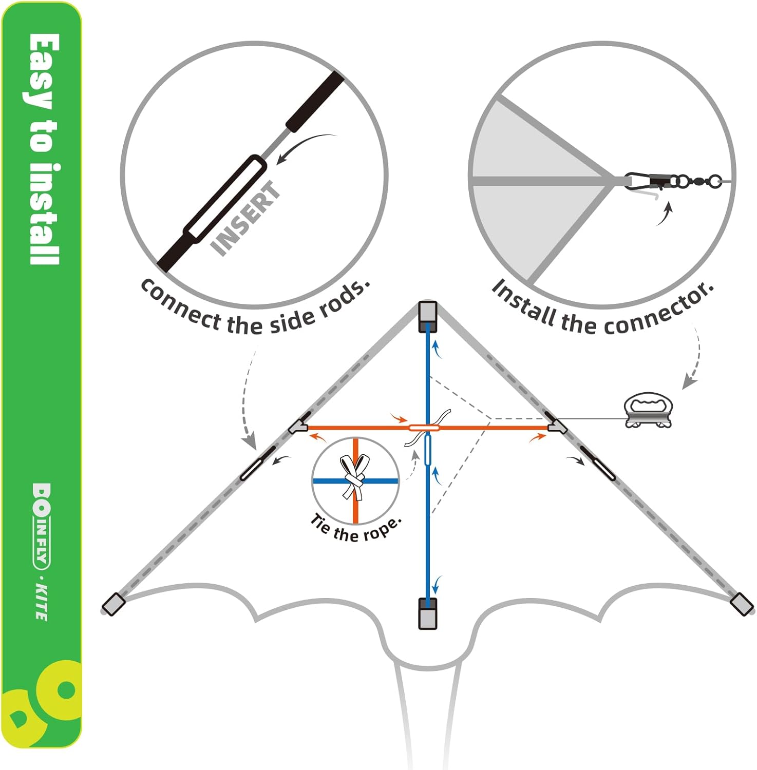 Cartoon Dragon Kite is Suitable for Children and Teenagers, Including Boys and Girls. This Kite is Extremely Easy to Fly and is Perfect for Family outings, Outdoor Games and Activities.