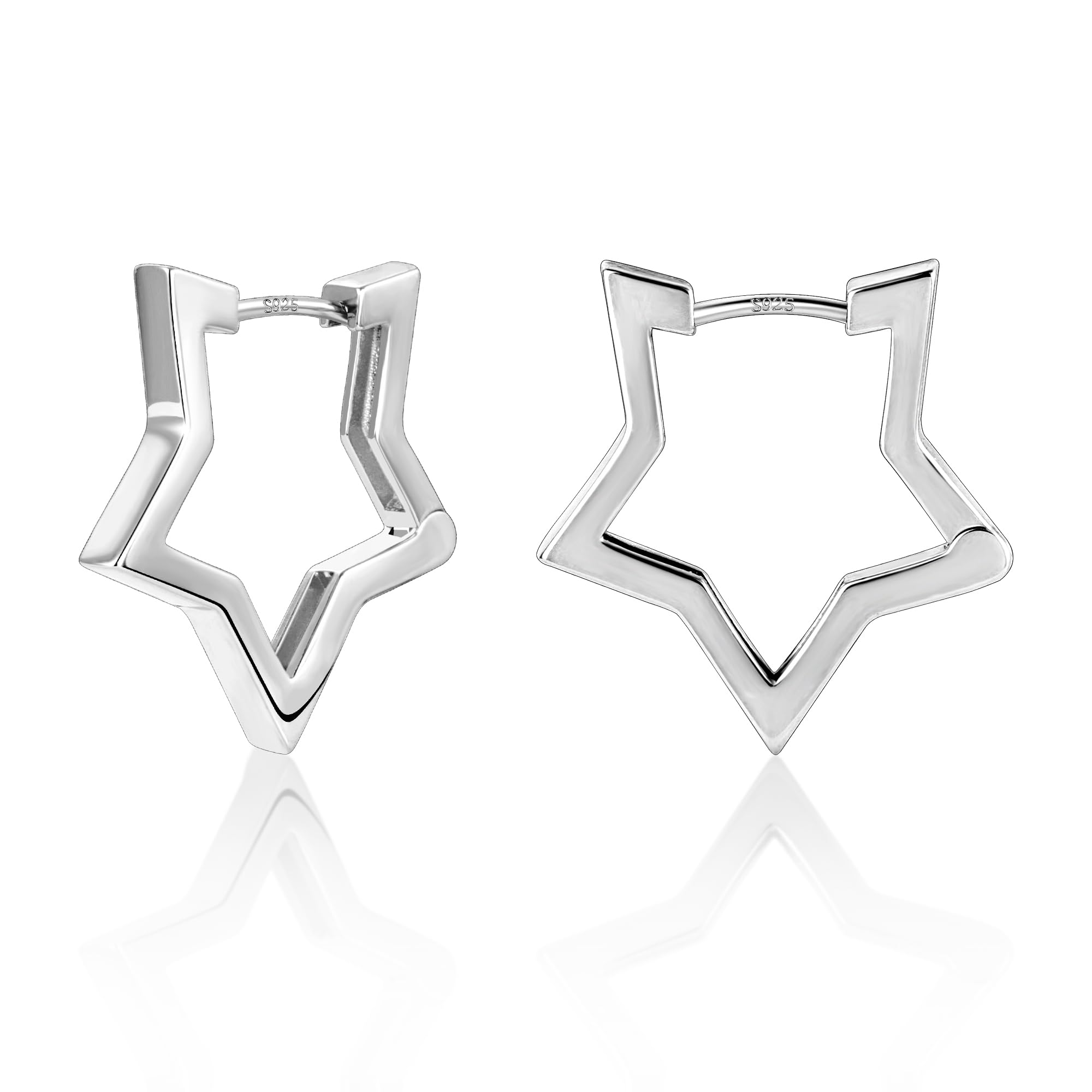 ALEXCRAFT Aros Mujer Pendientes con Circonitas Chapado 14K Oro