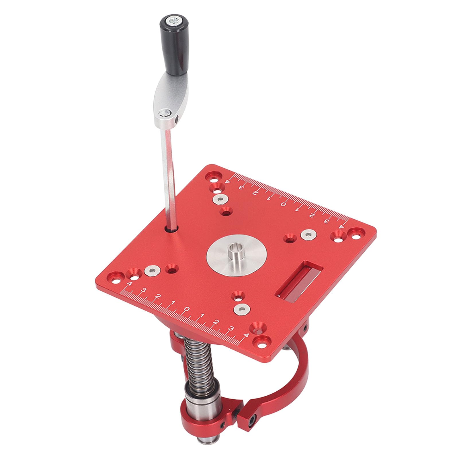 Generic Regulowany Aluminiowy System Podnoszenia Routera do Maszyn Grawerujących 65 Mm z solidną wkładką ze Stopu Aluminium