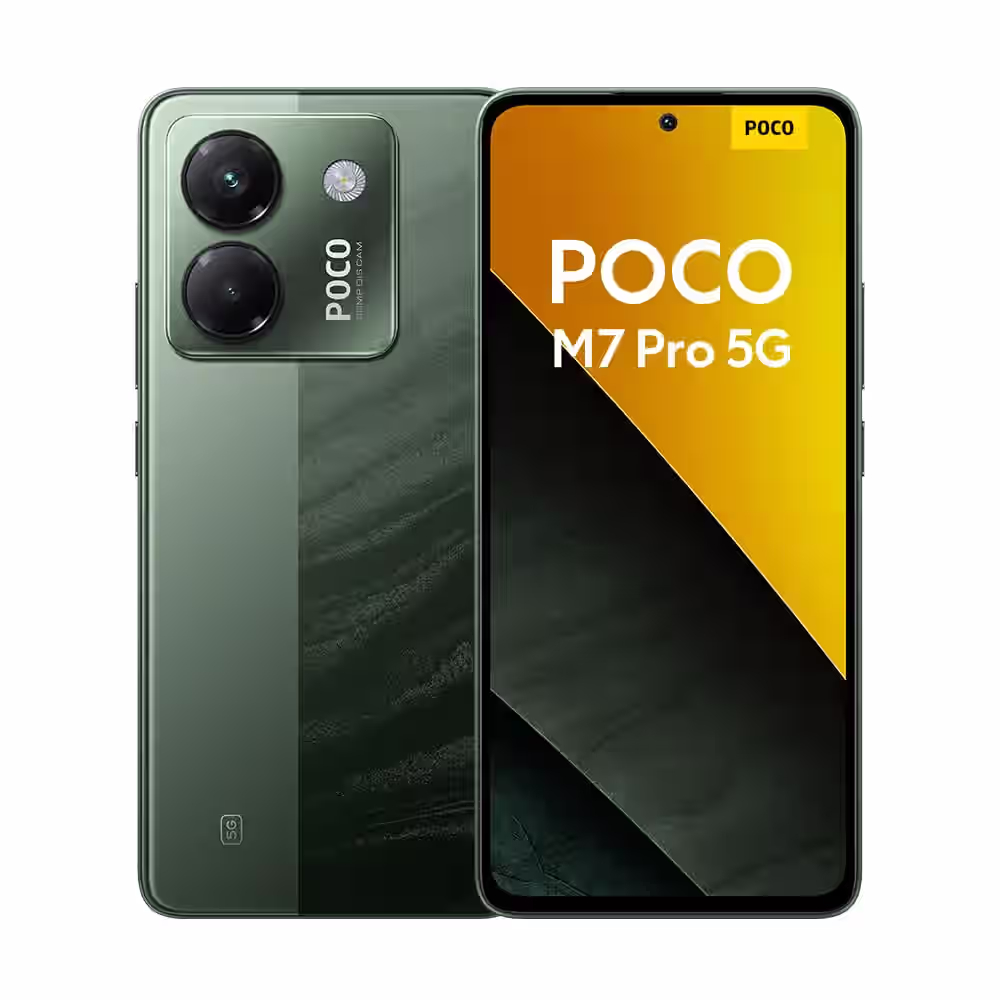 XIAOMI Poco M7 Pro 5G Smartphone RAM silver Dual-Kamera LTE 5110mAh Green 256 GB 8GB