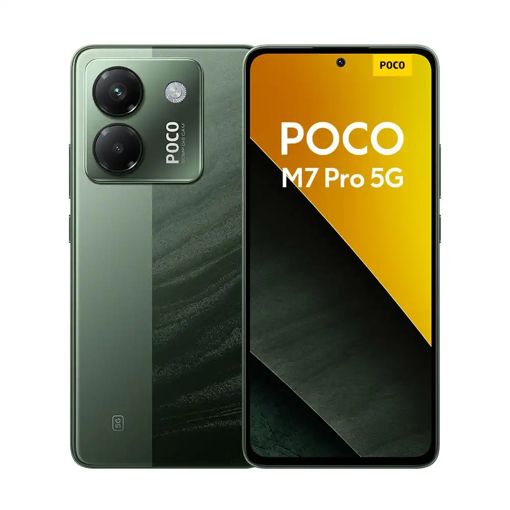 XIAOMI Poco M7 Pro 5G Smartphone, 8+256GB, Green, Klare 50MP Sony Kamera mit OIS, 5110mAh Akku, 45W TurboCharge, 120Hz augenschonendes AMOLED Display