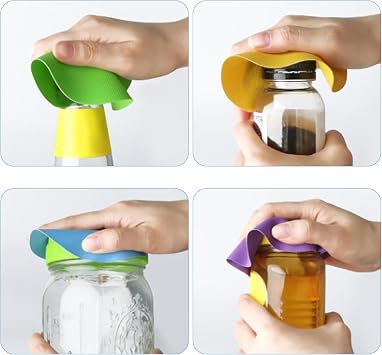 8Pcs Rubber Jar Opener, Circle