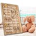 VILIGHT Nursery Sign Baby Room Decor - Now I Lay Me Down to Sleep Baptism Gifts for Boys and Girls - Kids Bedroom Wall 3D Moon and Star String Art Decorations - 11x16 Inches