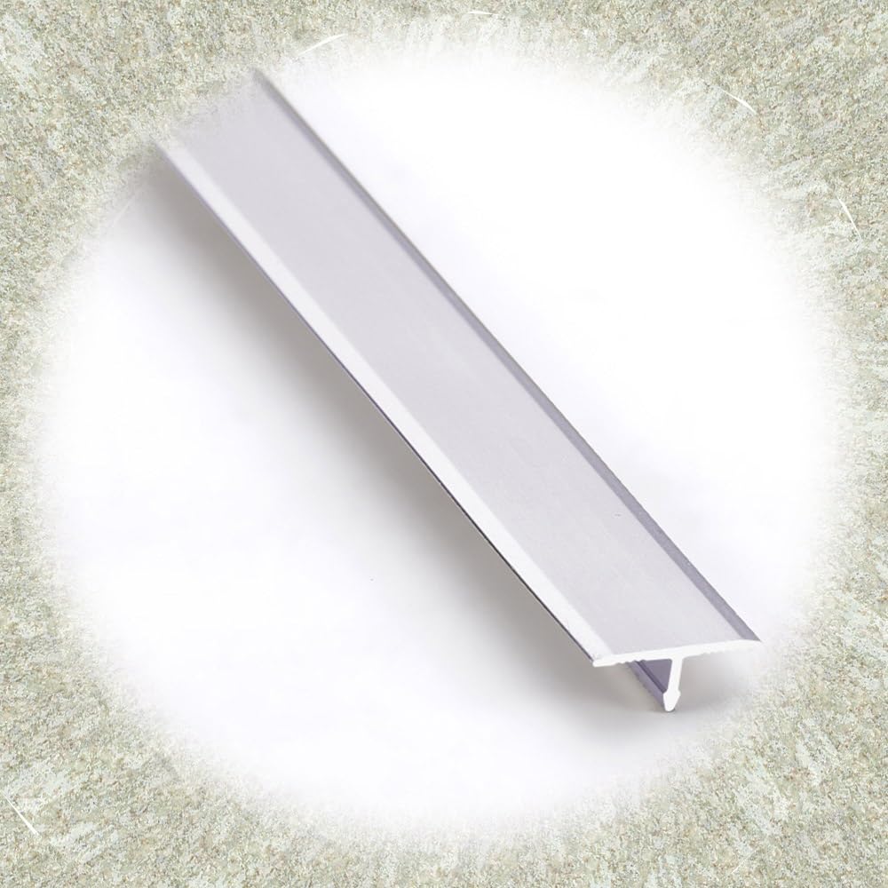 CIOINTNFCG Aluminum T Molding Floor Transition Strip Cuttable Floor Divider Strip Wood To Tile Gap Connecting Strips 3ft Flooring Cover Strips