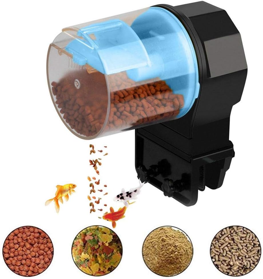 alimentatori automatici per pesci di stagno