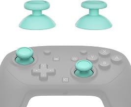 eXtremeRate Replacement 3D Joystick for Nintendo Switch 2 Pro Controller, Left Right Analog Stick Thumbsticks with Screwdriver Tools for Switch 2 Pro Controller, Multi-Colors Options - Misty Green
