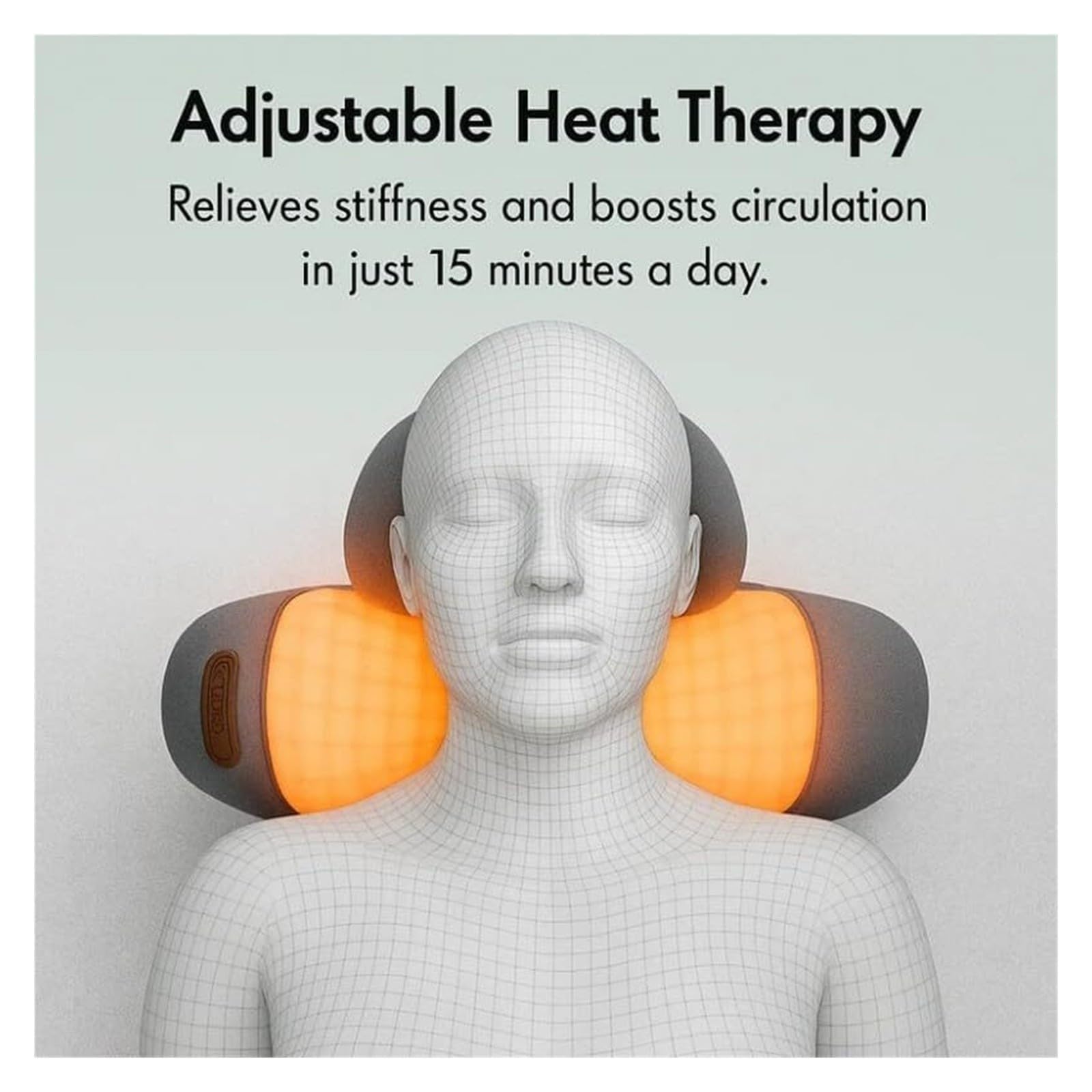 Cuscini for massaggio cervicale riscaldati 3 in 1 con calore