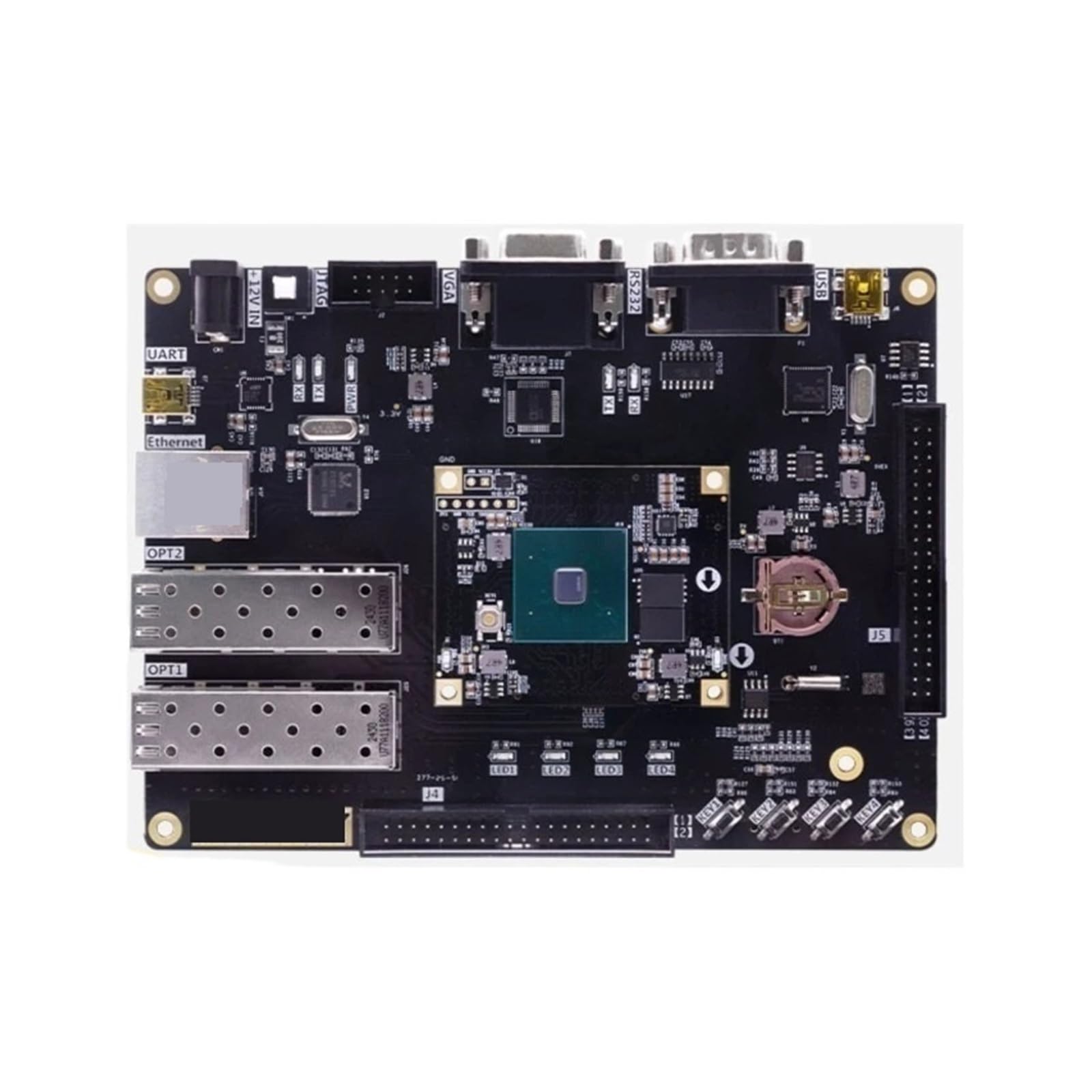 GTGFCSP AXSU35 Development Board, Spartan US+ XCSU35P FPGA, DDR4 QSPI PCIe FMC