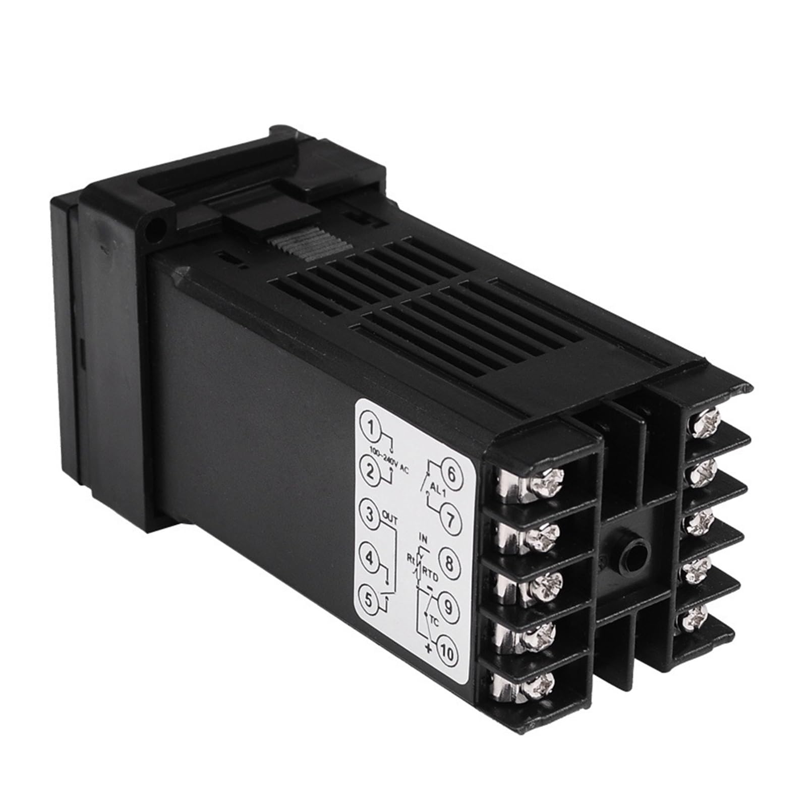Controlador PID de Temperatura Termostato Controlador de Temperatura Digital de 48 x 48 mm con Entrada K/J/E/S/R/PT100