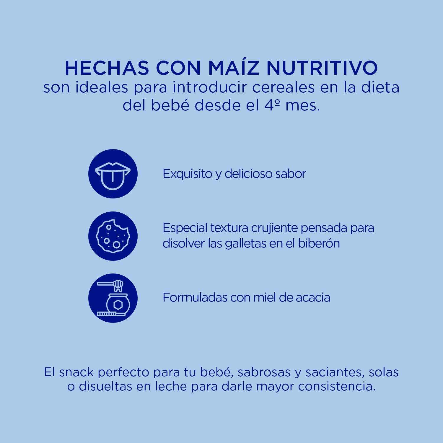 Almirón, Galletas para Bebé Sin Gluten, a partir de 4 Meses, 250g