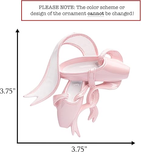 Miniatura 7 de Adorno navideño personalizado de ballet chica 2023, personalización gratuita, figura de bailarina en disfraz rosa con corazón y rosa para árbol de