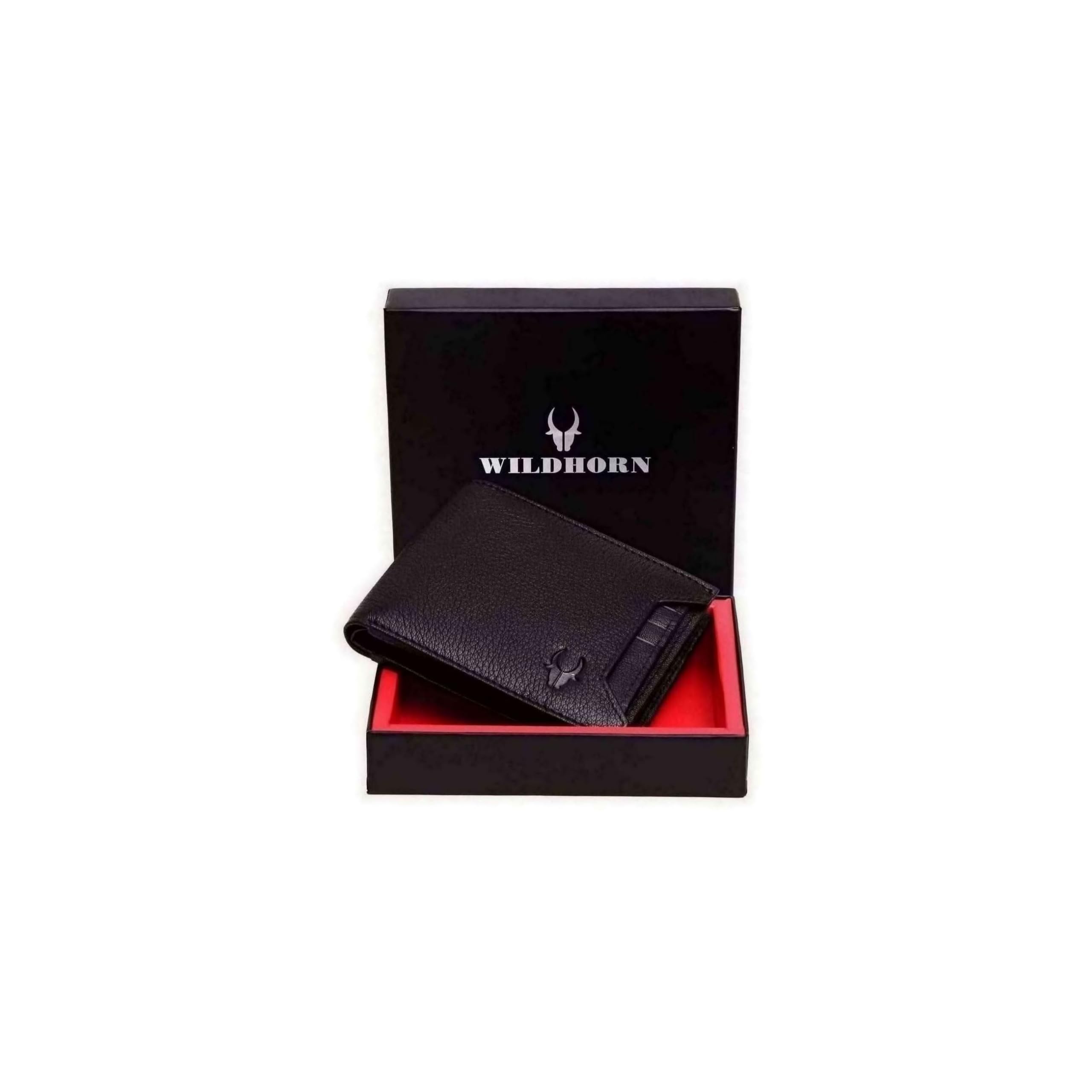 WildHorn Black Men's Wallet