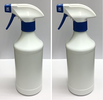 Sanho Chemical PE Spray Bottle, SM Type, White, 16.9 fl oz 500 ml, Includes T-95 Blue Fog Gun, B031-02+T-95 Ao x2