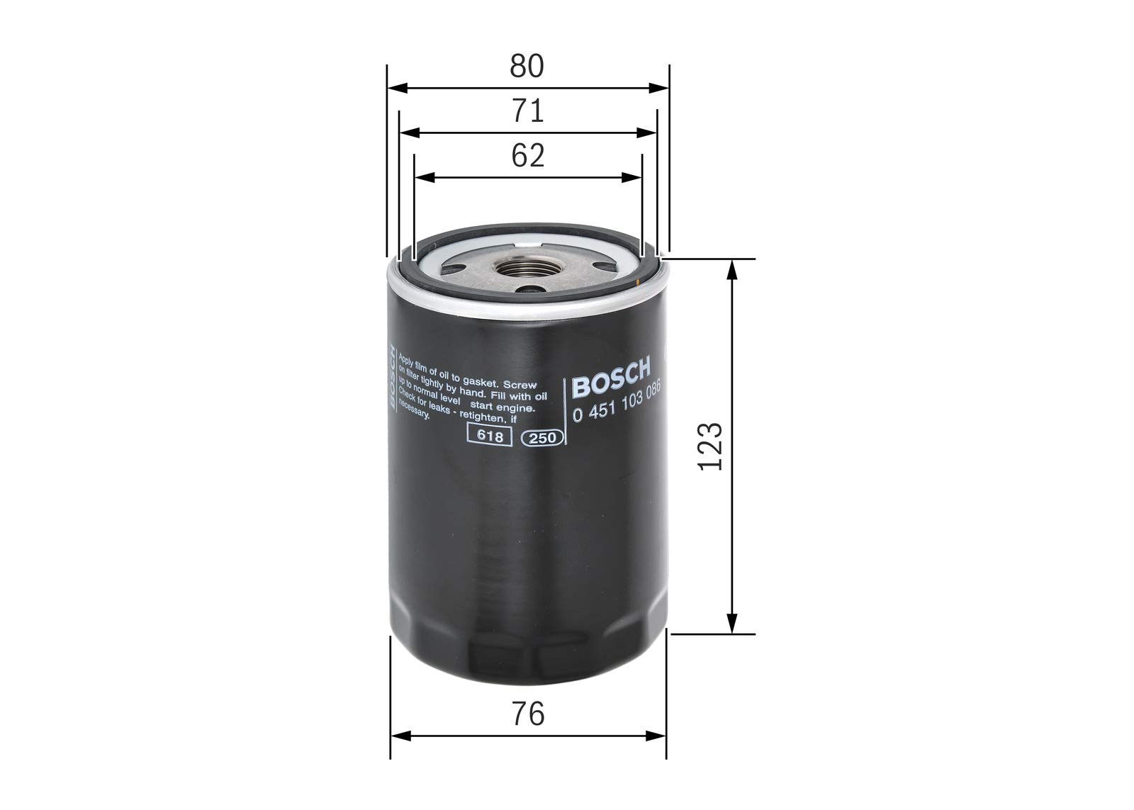 Ölfilter Bosch P3086 Filter 0451103086 für Alpina B3, BMW MAZDA in Bayern - Bad Königshofen | Ersatz- & Reparaturteile kaufen