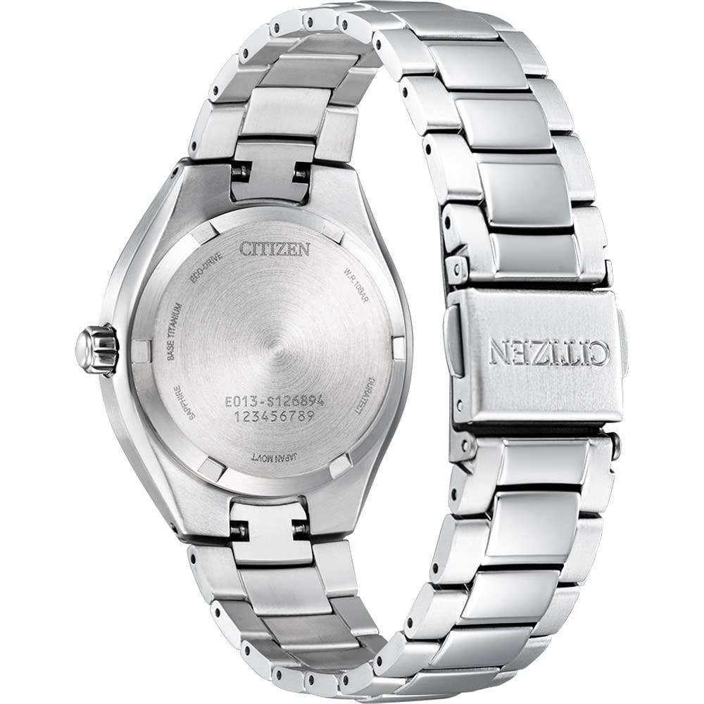 Citizen Women's Analogue Eco-Drive Watch with a Titanium Strap