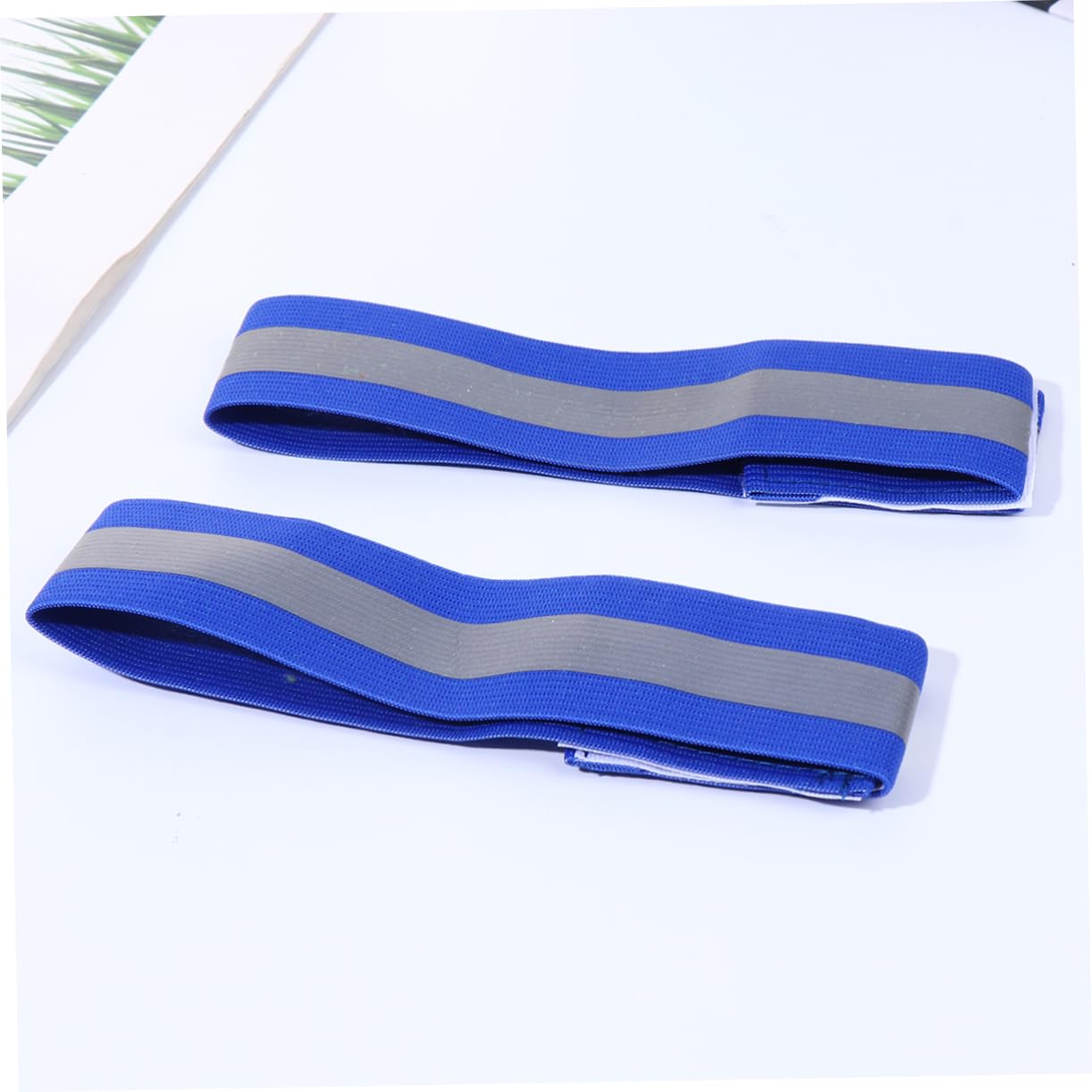 HANABASS 24pièces Brassards Réfléchissants Luminaires pour Sécurité pour Course Jogging Cyclisme Et Activités De Plein Air Bleu