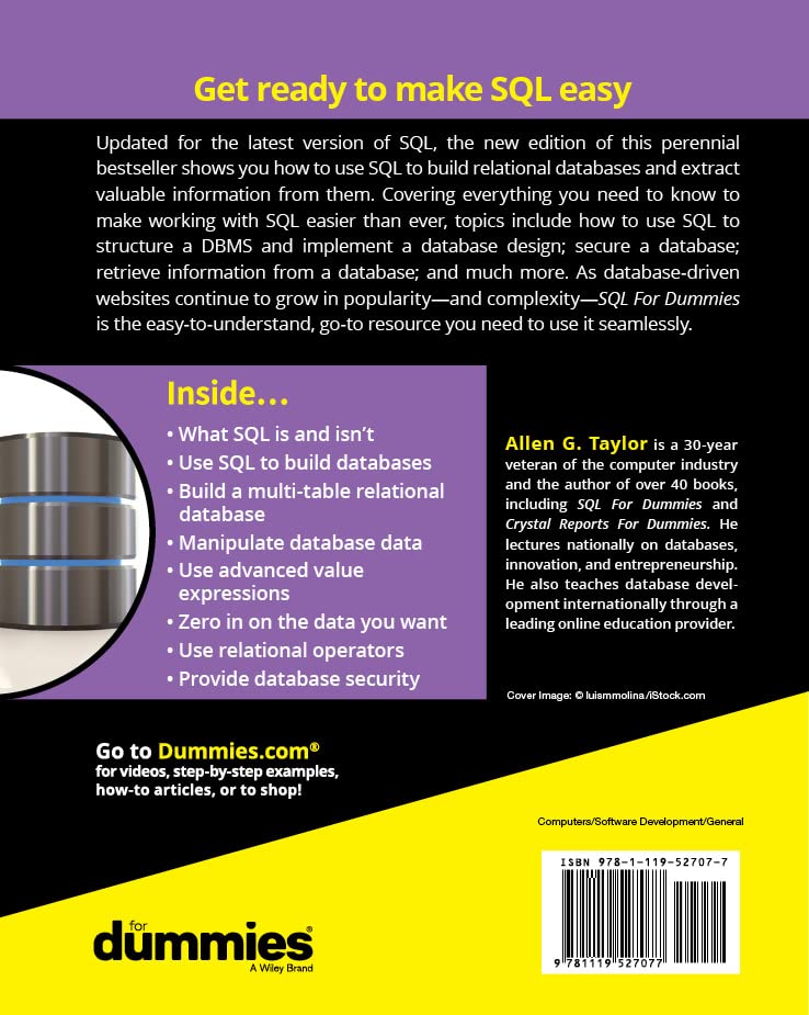 Image of SQL For Dummies (For Dummies (Computer /Tech))