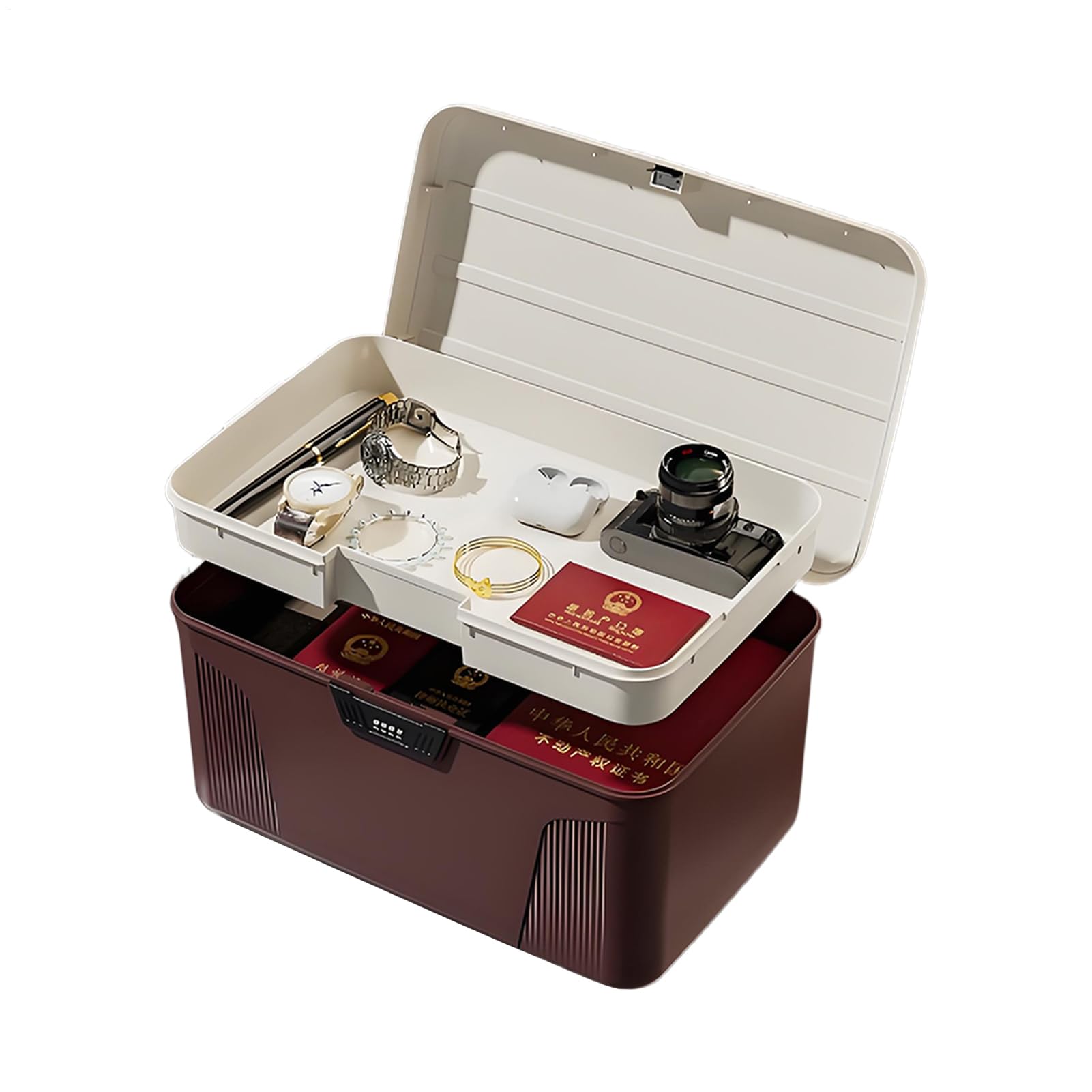 Coffre-fort à combinaison portable et boîte de rangement sécurisée par code