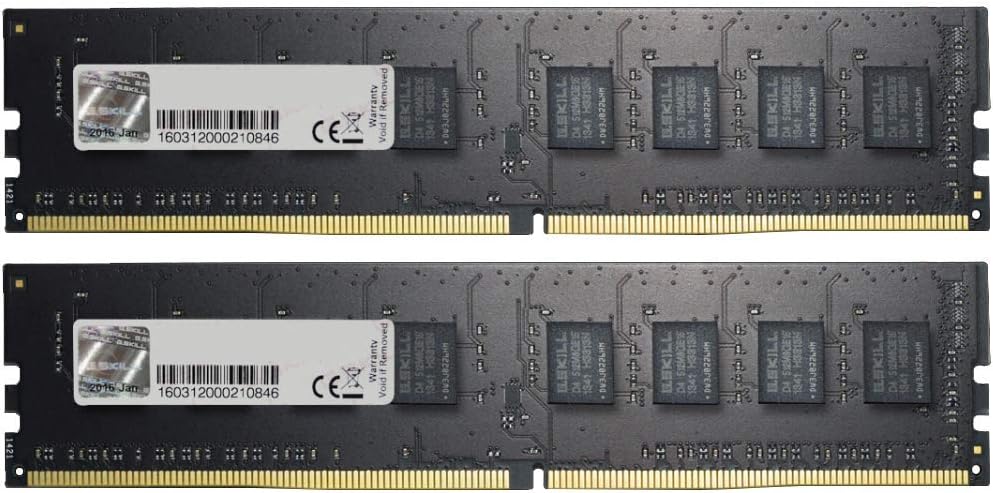 G.SKILL NT Series, 8GB (2 x 4GB) DDR4-2400MHz 288-Pin Desktop Memory with CL15 - View 1
