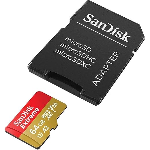 SanDisk Extreme 64GB microSDXC with Adapter