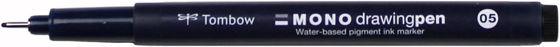 Tombow Mono Drawing Pen, 05 Tip Size, 12-Pack