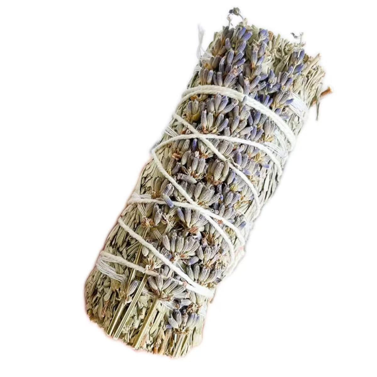 Salvia blanca y azul con lavanda para eliminar malos olores y limpiar ambientes cargados