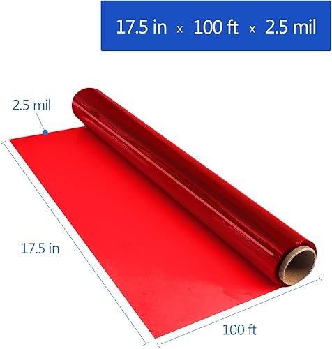 Miniatura 8 de JOYIT Rollo de celofán verde (200 pies de largo x 17.5 pulgadas de ancho) - Papel de regalo de celofán verde transparente de 2.5 mil de grosor